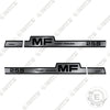 Image of Massey Ferguson 255 Open Cab Decal Kit Tractor- Aftermarket Kit