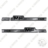 Image of Massey Ferguson 265 Open Cab Decal Kit Tractor- Aftermarket Kit
