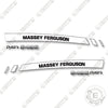 Image of Massey Ferguson 5425 Decal Kit Tractor- Aftermarket Kit