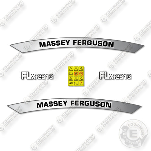 Massey Ferguson FLX2813 Decal Kit Front Loader- Aftermarket Kit