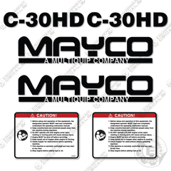Fits Mayco C-30HD Decal Kit Concrete Pump
