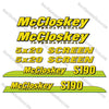Image of Fits McCloskey International S190 Decal Kit - Screener