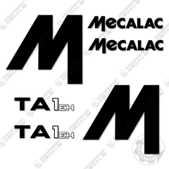 Fits Mecalac TA1EH Decal Kit Site Dumper