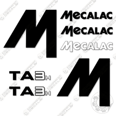 Fits Mecalac TA3H Decal Kit Site Dumper