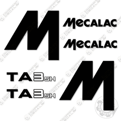 Fits Mecalac TA3SH Decal Kit Site Dumper