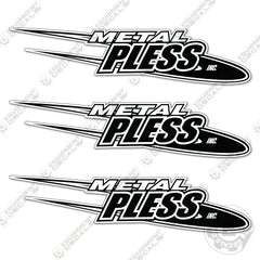 METAL PLESS L3X16 Decal Kit Snow Plow- Aftermarket Kit