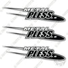 Image of METAL PLESS L3X16 Decal Kit Snow Plow- Aftermarket Kit