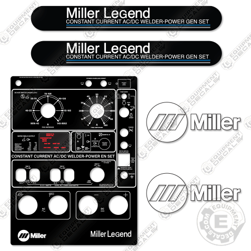 Miller Legend 200LE Decal Kit Welder- Aftermarket Kit