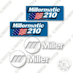 Miller Millermatic 210 Decal Kit Welder - Aftermarket Kit