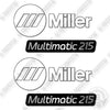Image of Fits Miller Multimatic 215 Decal Kit Welder