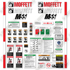 Fits Moffett M55 Decal Kit Forklift