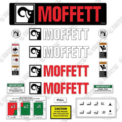 Fits Moffett M855.3 Piggy-Back Forklift Decal Kit