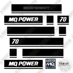MQ Power 70 Decal Kit Generator- Aftermarket Kit