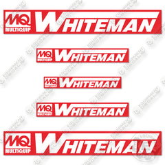 MQ Whiteman Decal Kit Concrete Mixer- Aftermarket Kit