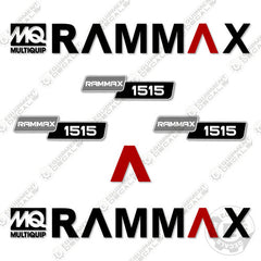 Fits Rammax 1515 Decal Kit Roller