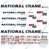 Image of Fits National Crane NBT 50 Decal Kit
