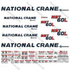 Image of National Crane NBT 60L Decal Kit