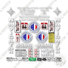 Image of Navigator RT-5500 Piggy Back Forklift Decal Kit - Aftermarket Kit