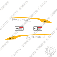 Fits New Holland 110TL Decal Kit Front End Loader