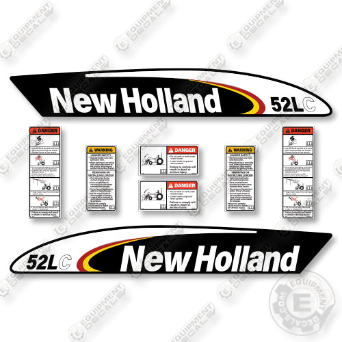 New Holland 52LC  Decal Kit front End Loader-  Aftermarket Kit