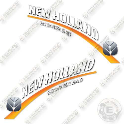 Fits New Holland 54D Decal Kit Boomer
