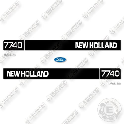 New Holland 7740 Decal Kit Tractor -Aftermarket Kit