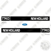 Image of New Holland 7740 Decal Kit Tractor -Aftermarket Kit