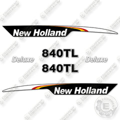 New Holland 840TL Decal Kit Front End Loader Attachment - Style 2 - Aftermarket Kit