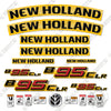 Image of New Holland B95CLR Decal Kit Backhoe Loader-  Aftermarket Kit