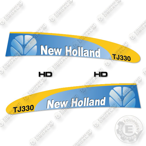 New Holland TJ330 Decal Kit Tractor - New Style - Aftermarket Kit