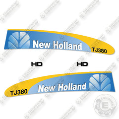 New Holland TJ380 Decal Kit Tractor - New Style - Aftermarket Kit