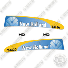 New Holland TJ430 Decal Kit Tractor - New Style- Aftermarket Kit