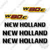 Image of New Holland W80C Decal Kit Wheel Loader - Aftermarket Kit