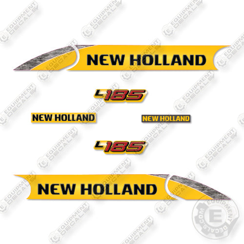 New Holland L185 Decal Kit Skid Steer Loader- Aftermarket Kit