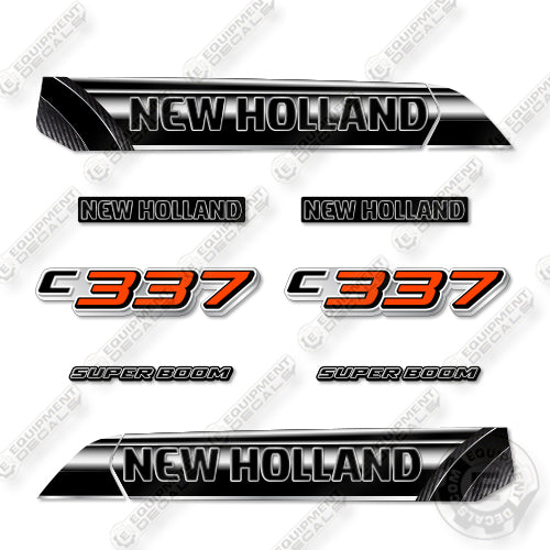 Fits New Holland C337 Decal Kit Compact Track Loader - Custom Midnight Orange