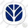 Image of New Holland Front Decal Tractor -Aftermarket Kit