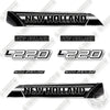 Image of Fits New Holland L220 Decal Kit Skid Steer- Custom Midnight