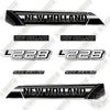 Image of Fits New Holland L228 Decal Kit Skid Steer- Custom Midnight