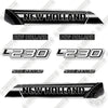 Image of Fits New Holland L230 Decal Kit Skid Steer- Custom Midnight