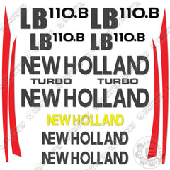 Fits New Holland LB 110.B Decal Kit Backhoe Loader
