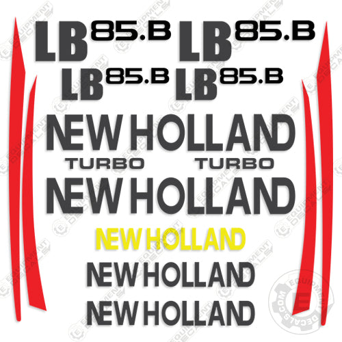 Fits New Holland LB 85.B Decal Kit Backhoe Loader