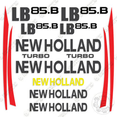 Fits New Holland LB 85.B Decal Kit Backhoe Loader