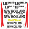 Image of Fits New Holland LB 85.B Decal Kit Backhoe Loader
