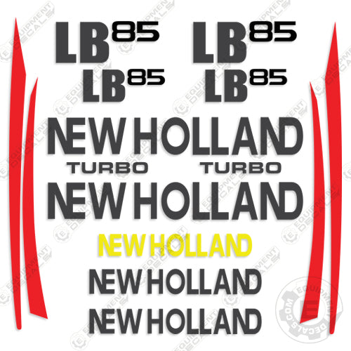 Fits New Holland LB 85 Decal Kit Backhoe Loader