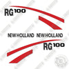 Image of New Holland RG100 Decal Kit Motor Grader-  Aftermarket Kit