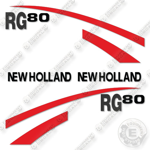 New Holland RG80 Decal Kit Motor Grader-  Aftermarket Kit