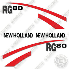 New Holland RG80 Decal Kit Motor Grader-  Aftermarket Kit