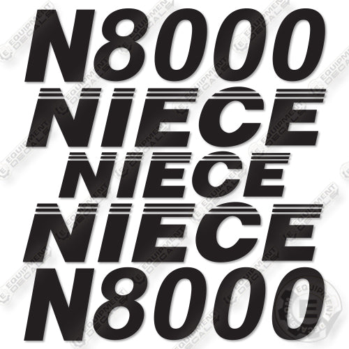 Fits Niece N8000 Decal Kit Water Truck