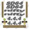 Image of Nifty SD64 Decal Kit Articulating Boom Lift Aftermarket Kit