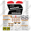 Image of Fits Nissan 40 Full Decal Kit Forklift
